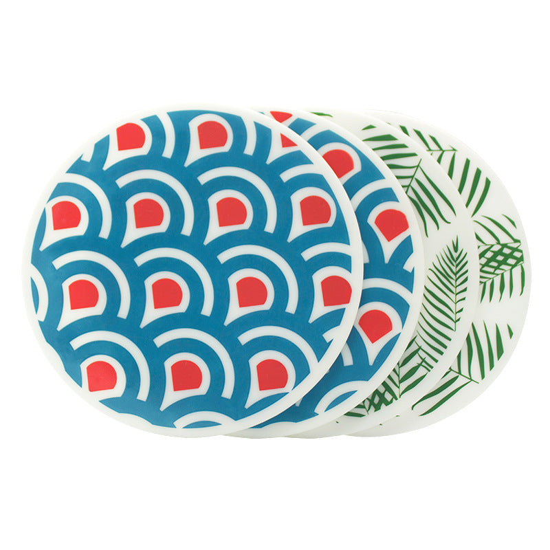 Round Silicone Anti-Slip Coaster Marker Coaster Coffee Coaster Y31