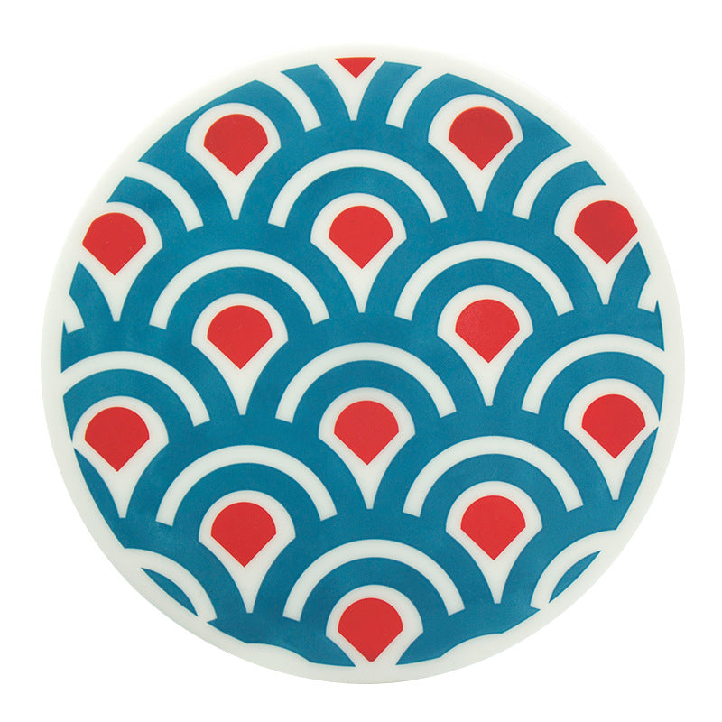 Round Silicone Anti-Slip Coaster Marker Coaster Coffee Coaster Y31