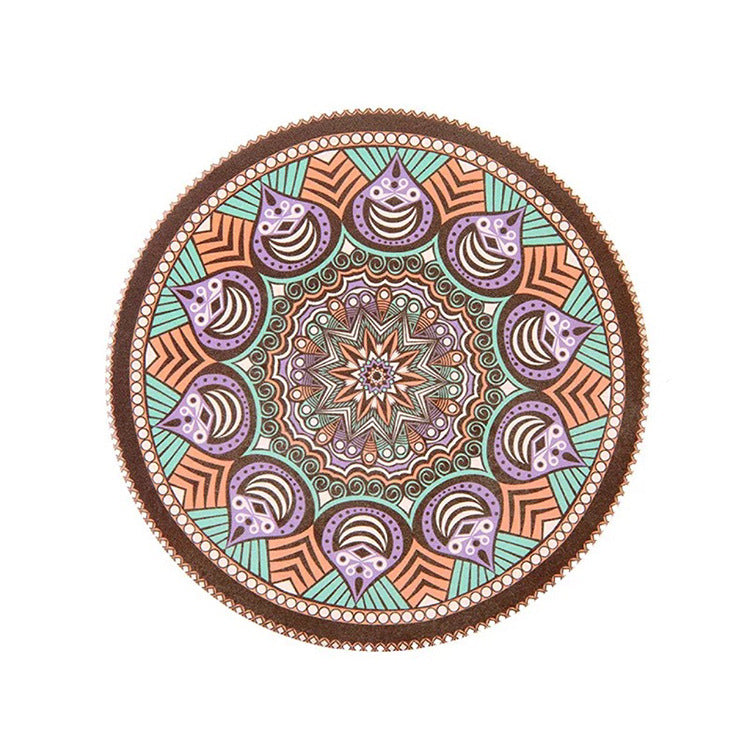 Mandala Round Ceramic Absorbent Coaster Y21