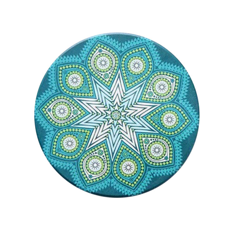 Mandala Round Ceramic Absorbent Coaster Y21