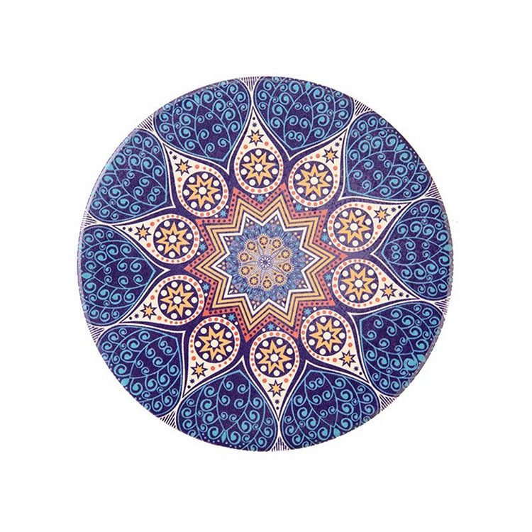 Mandala Round Ceramic Absorbent Coaster Y21