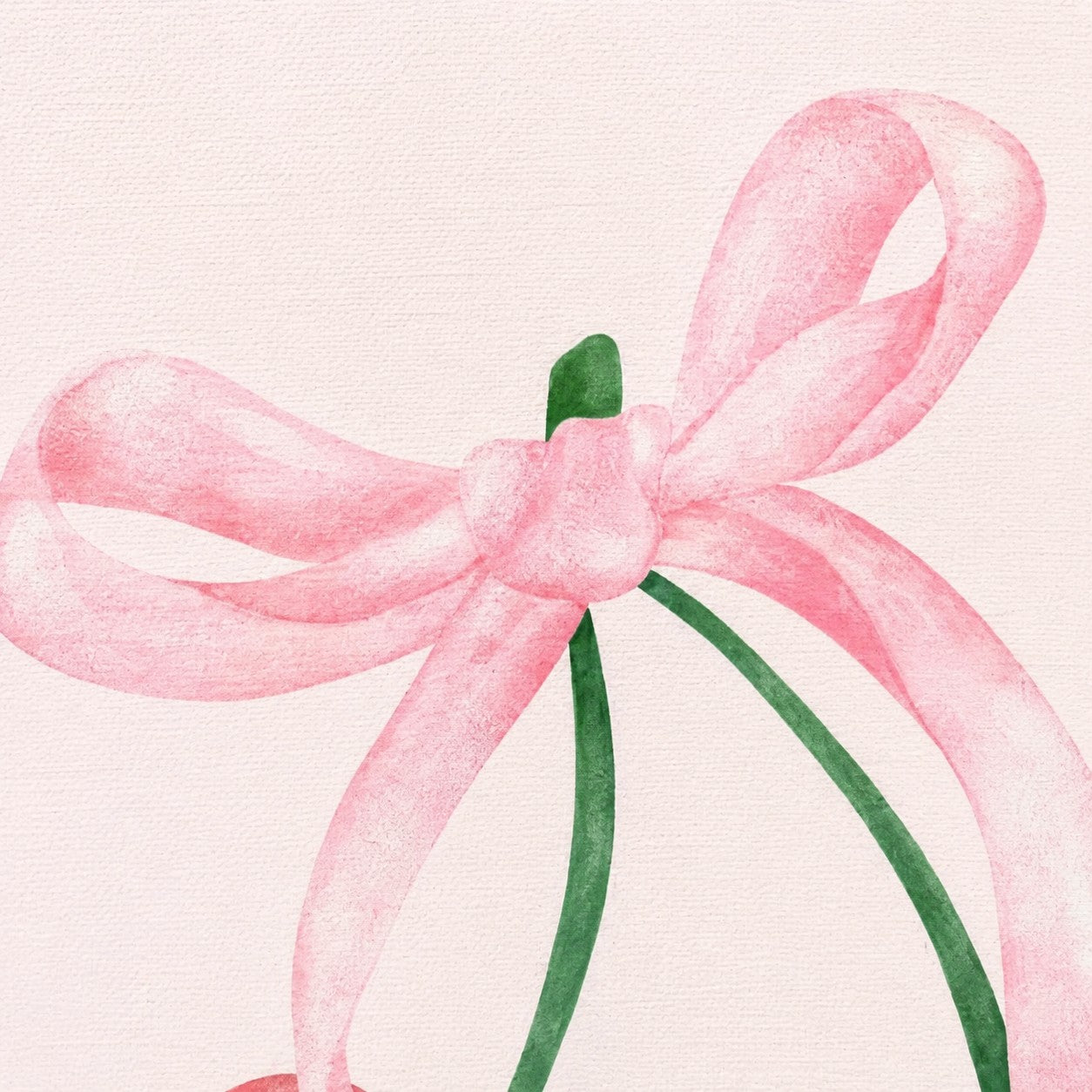 Affiche Coquette Nœud Rose | Décoration murale Balletcore pour Chambre de Fille Douce