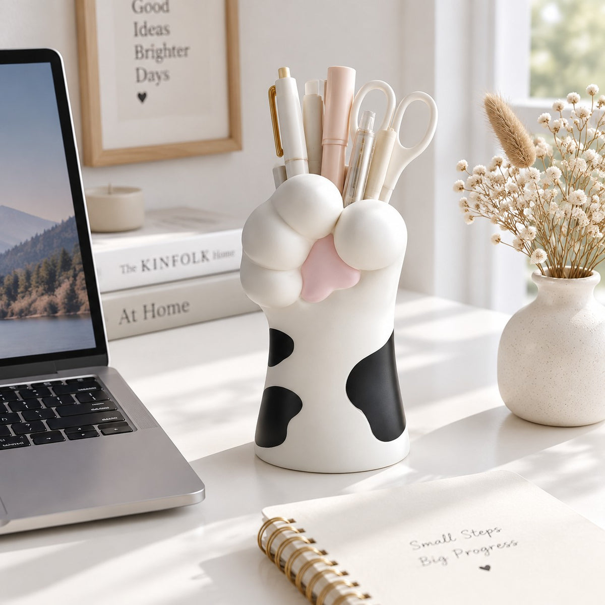 Portalápices multifuncional | Organizador y decoración de escritorio de resina creativa