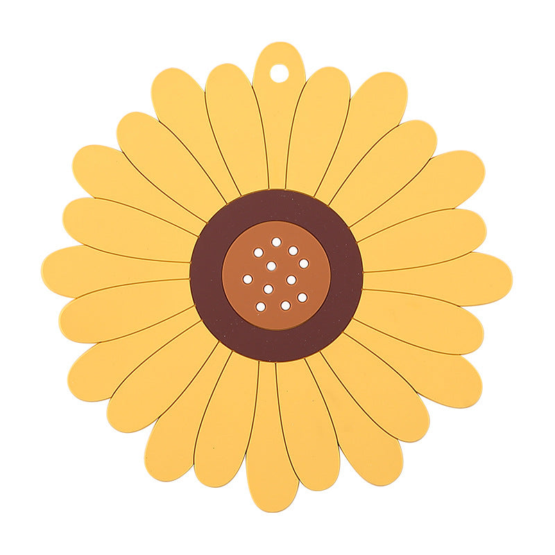 Set de table antidérapant en PVC motif tournesol nordique Y38