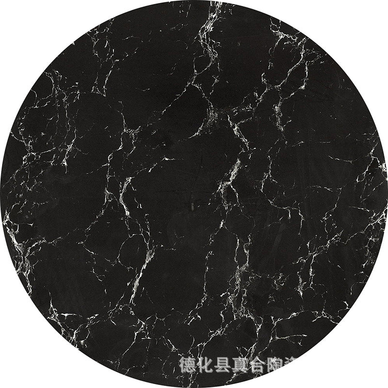Dessous de verre absorbant en céramique à texture marbre avec base en liège personnalisable Y29