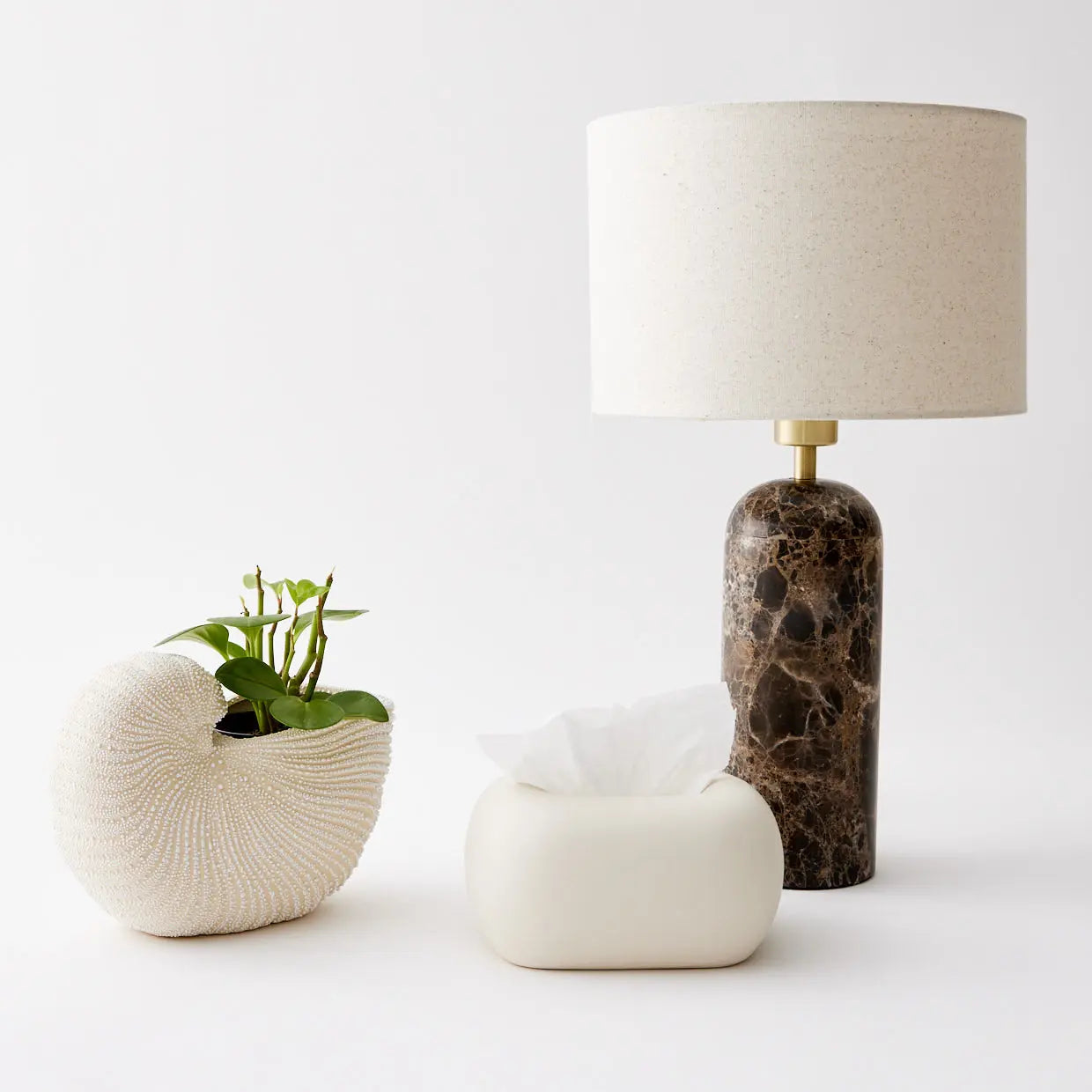 Ariel Ceramic Plant Pot White