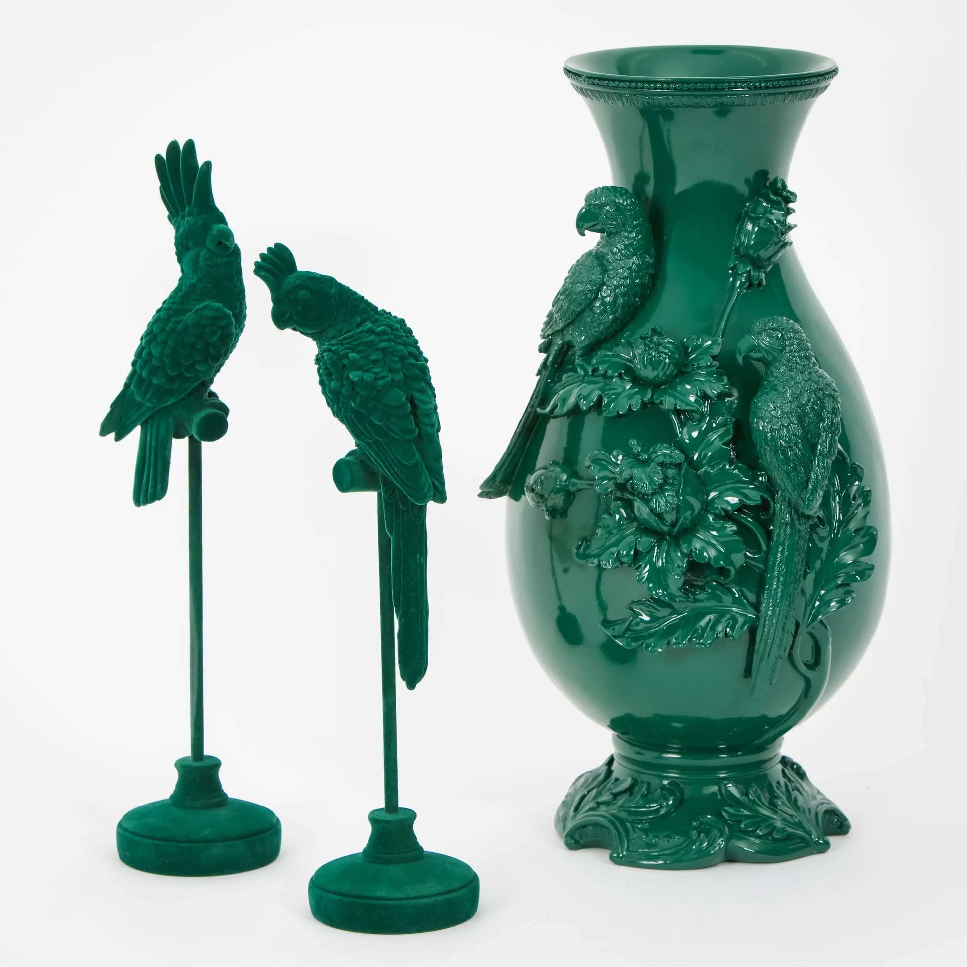 Birdsong Resin Vase Urn