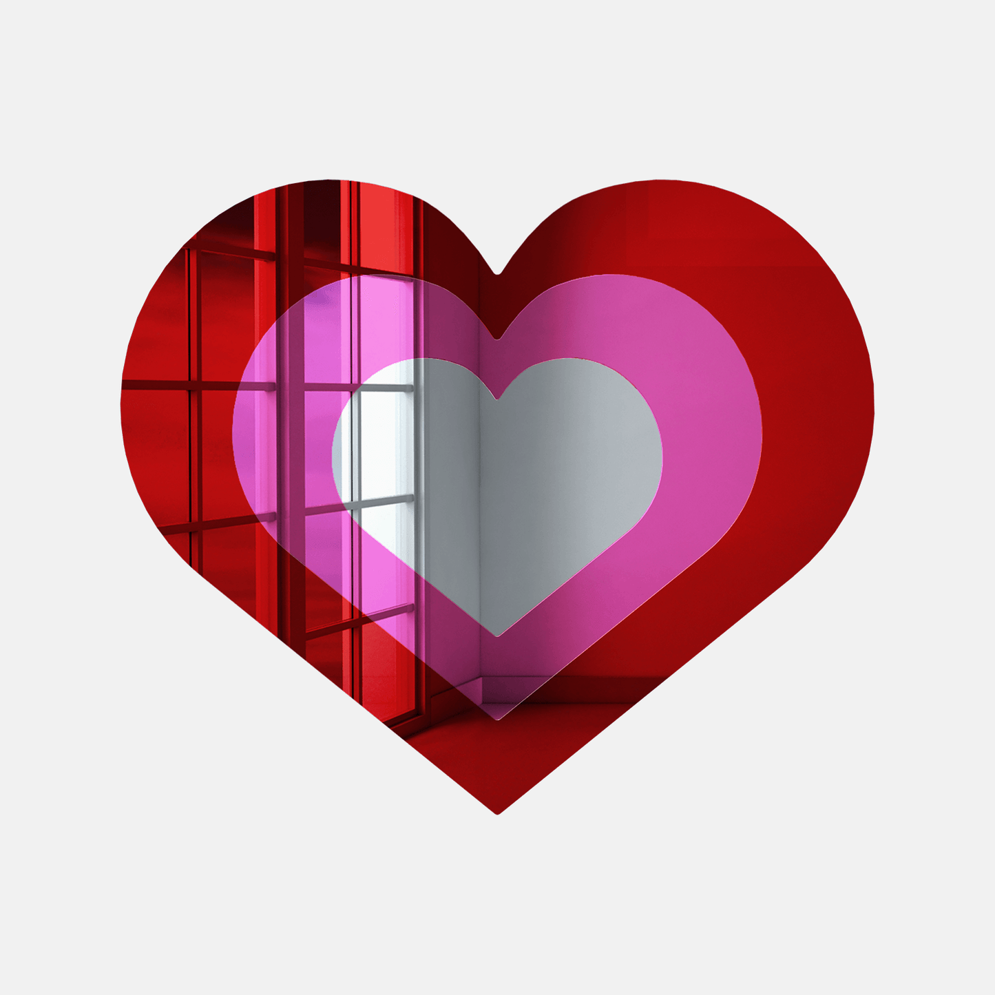 Heart Acrylic Wall Art