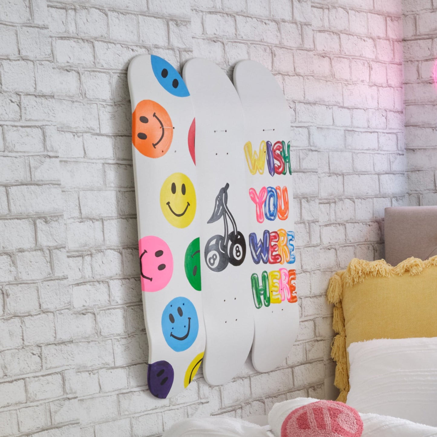 Hand Painted Skateboard Deck Wall Decor