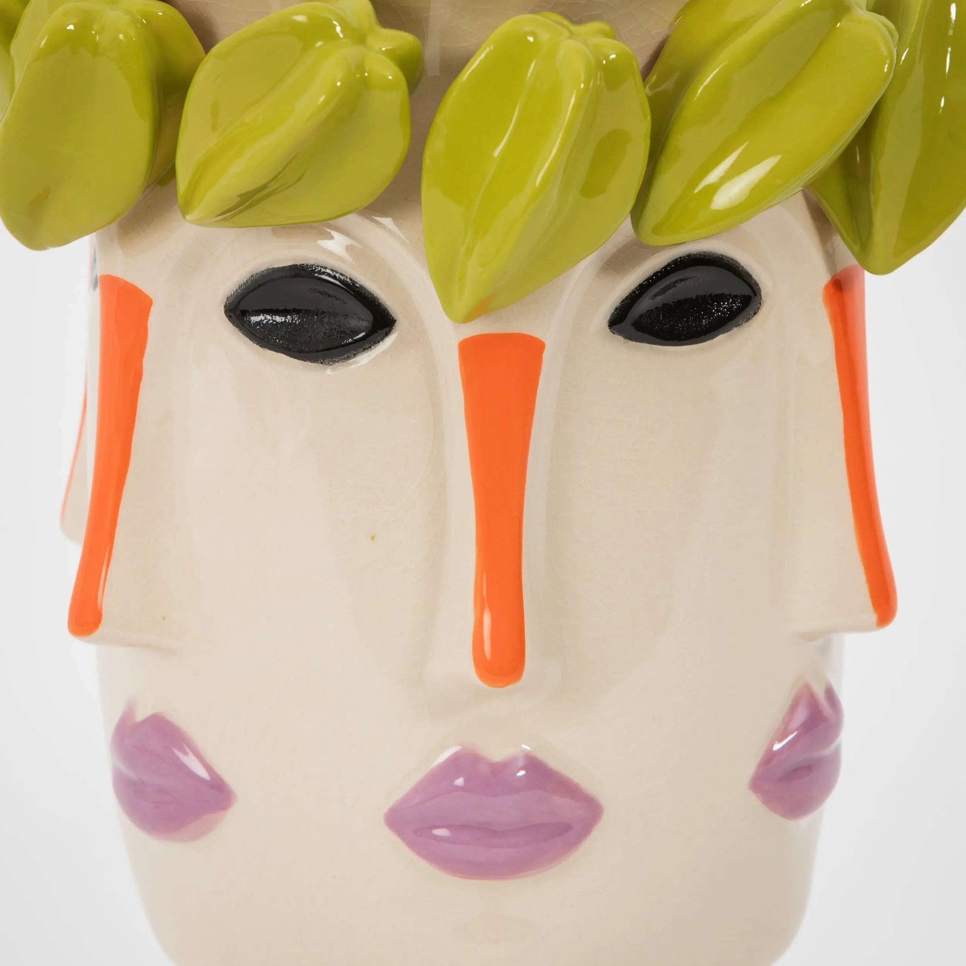 Face It Ceramic Vase