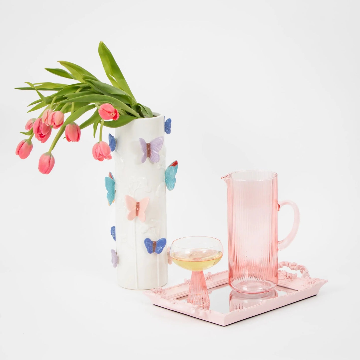 Flutterfly Ceramic Vase