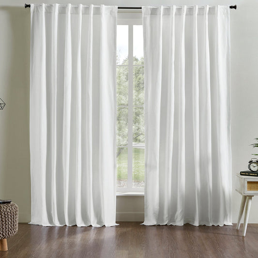Bedroom Linen Cotton Curtains M07