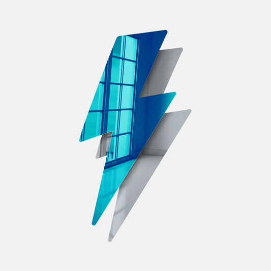 Lightning Bolt Acrylic Wall Art