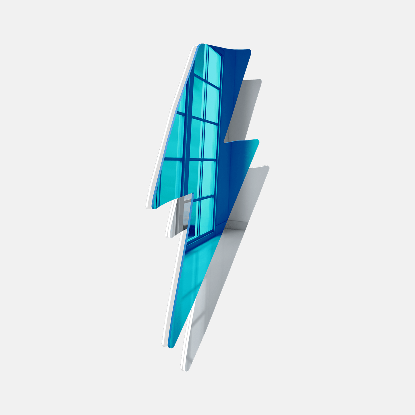 Lightning Bolt Acrylic Wall Art