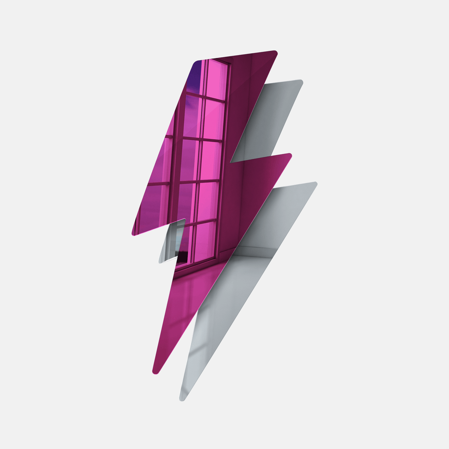 Lightning Bolt Acrylic Wall Art