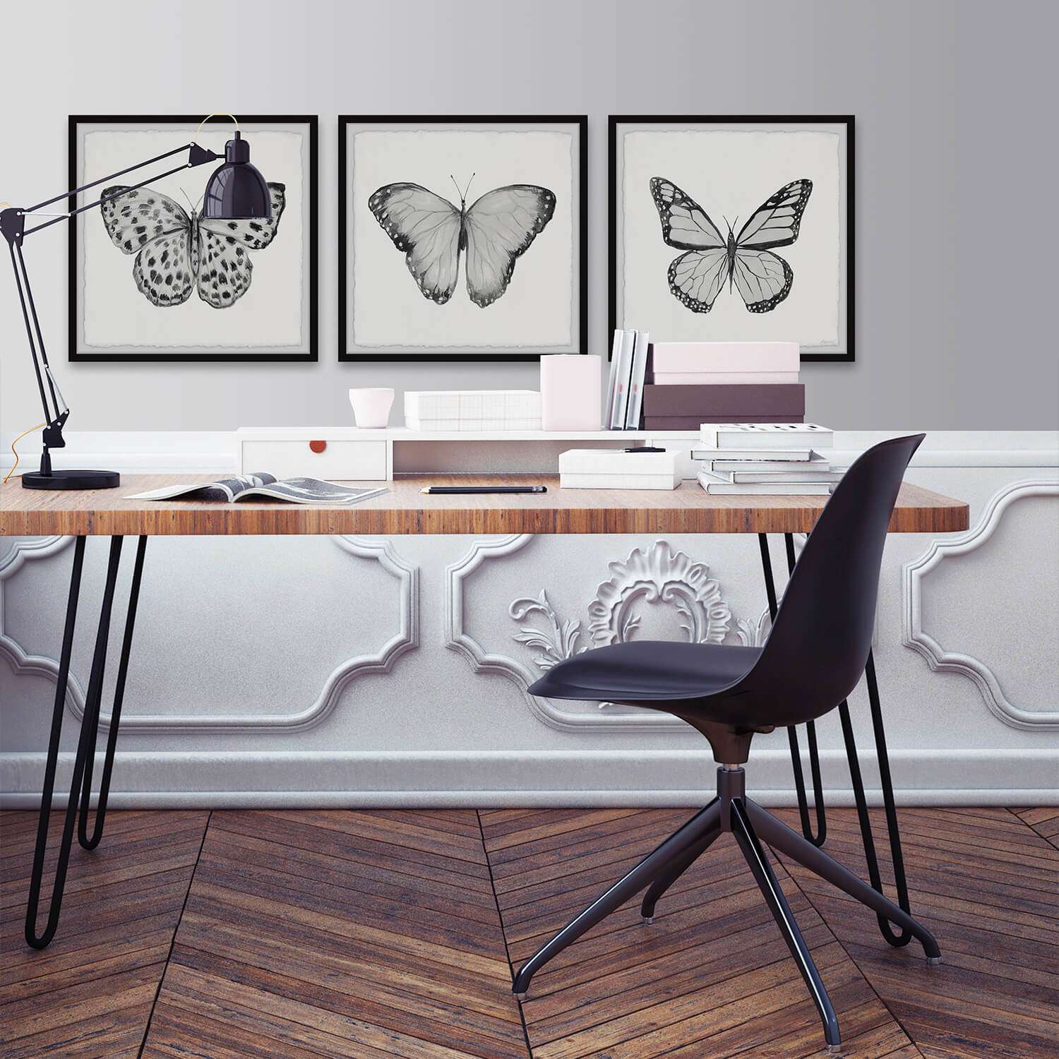 Butterfly Framed Art Set
