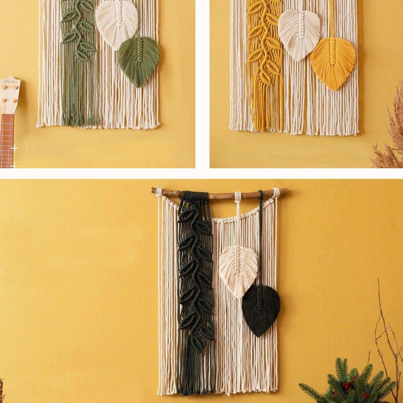 Macrame Wall Hanging Boho Style Home Decor Handmade Housewarming Gift Y04