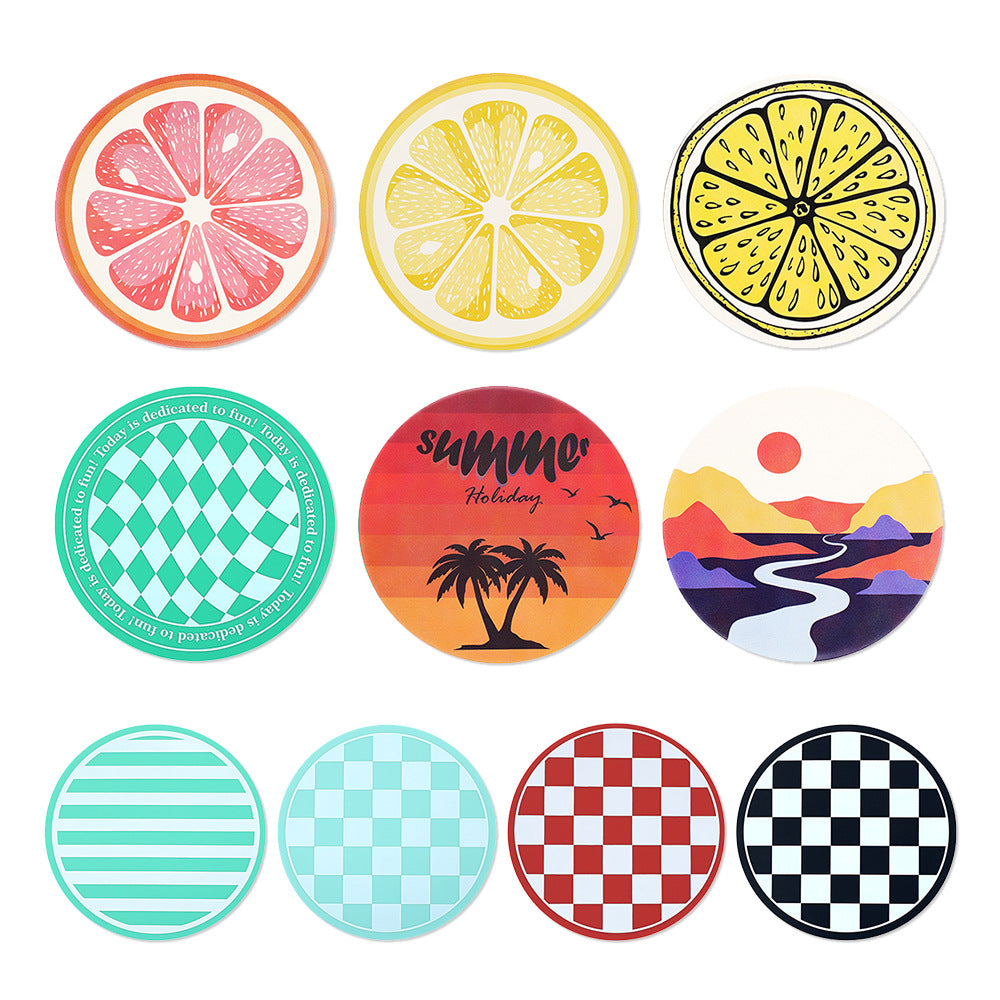 Dopamine Decor Anti-Slip Heat Insulation Coaster Silicone Placemats Y26