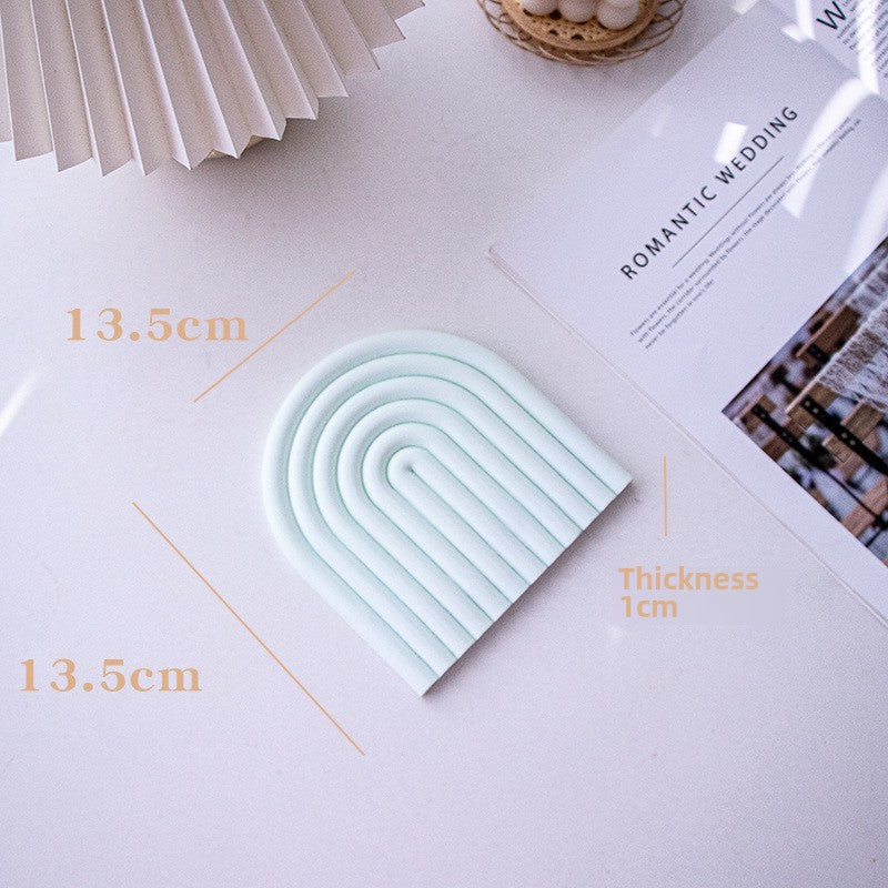 Plaster Jewelry Tray Photo Props Dish Organizer For Home, Office Y42