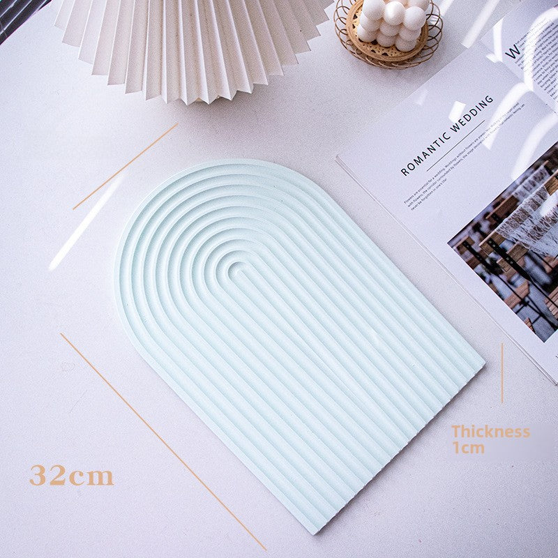 Plaster Jewelry Tray Photo Props Dish Organizer For Home, Office Y42