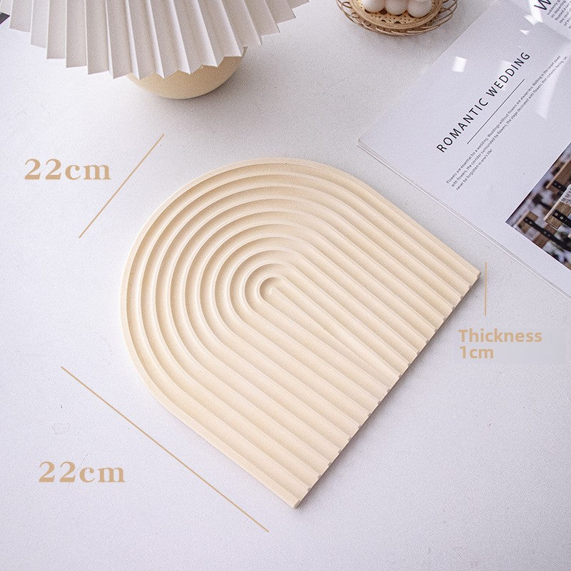 Plaster Jewelry Tray Photo Props Dish Organizer For Home, Office Y42