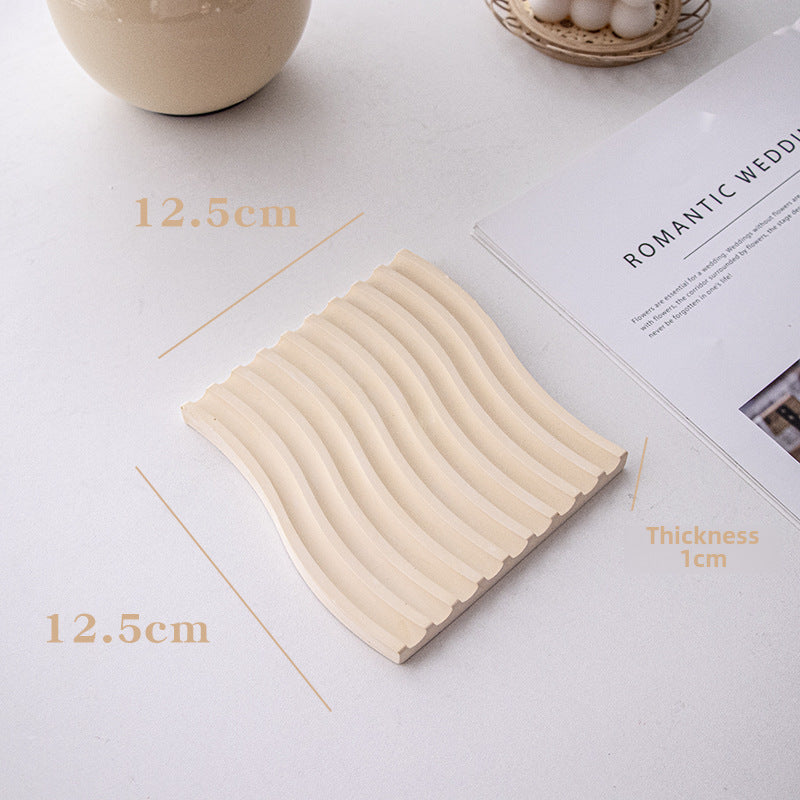 Plaster Jewelry Tray Photo Props Dish Organizer For Home, Office Y42