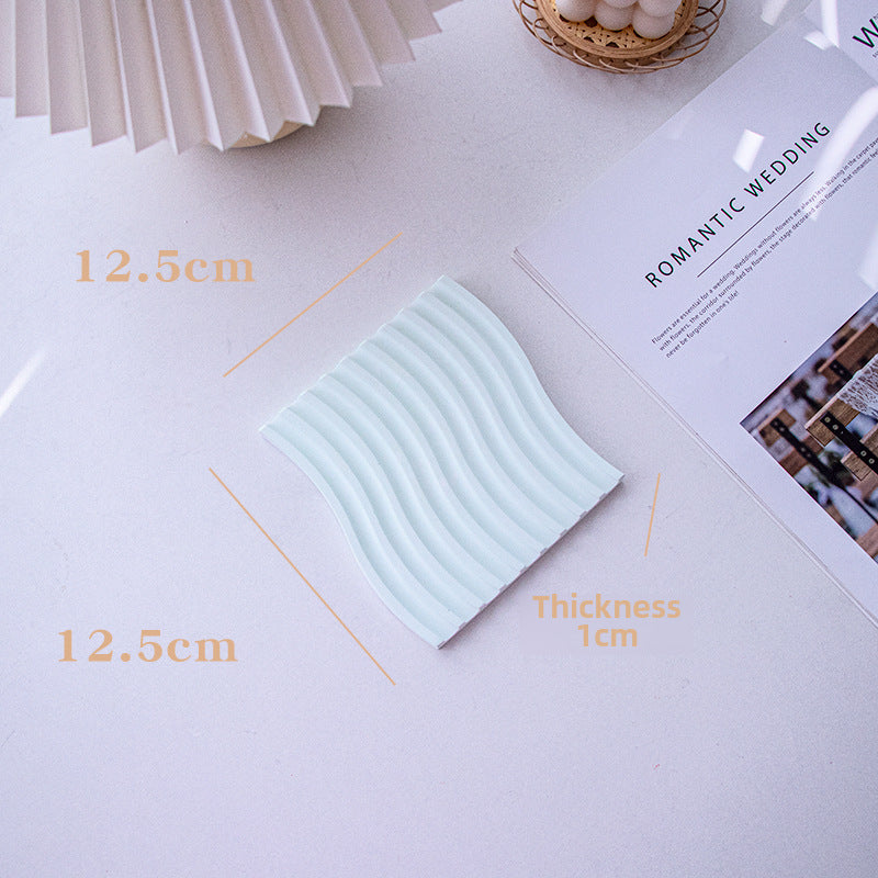 Plaster Jewelry Tray Photo Props Dish Organizer For Home, Office Y42