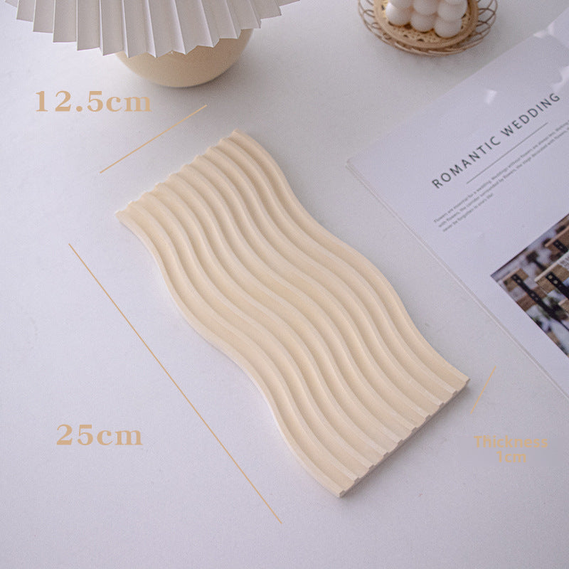 Plaster Jewelry Tray Photo Props Dish Organizer For Home, Office Y42