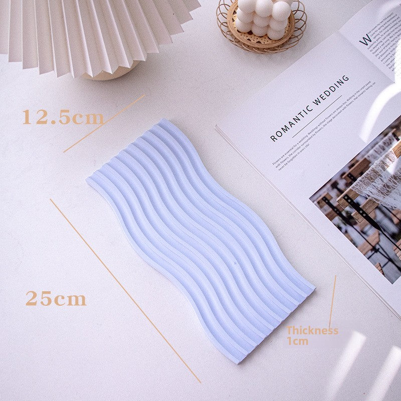 Plaster Jewelry Tray Photo Props Dish Organizer For Home, Office Y42