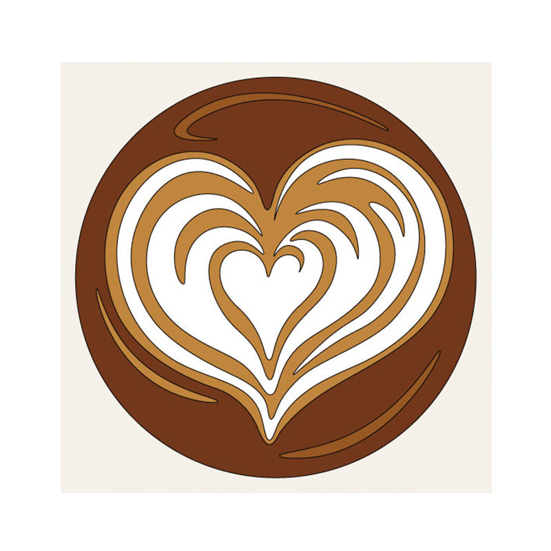 Creative Round PVC Coffee Coaster Non Slip For Dining Table Y39