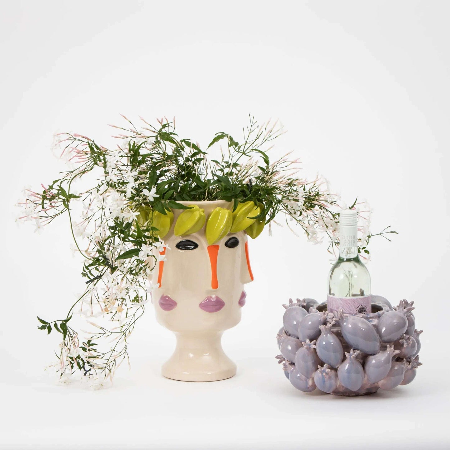 Pomegranate Ceramic Vase