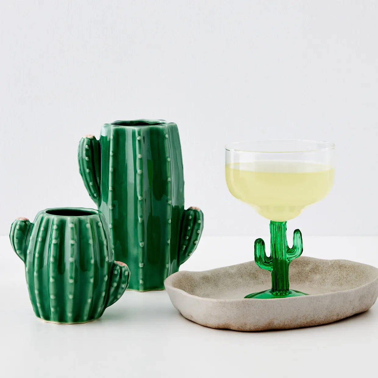 Vase en céramique Prickle My Fancy Vert