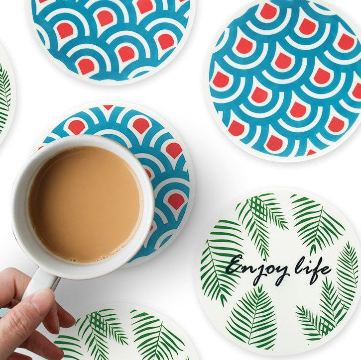 Round Silicone Anti-Slip Coaster Marker Coaster Coffee Coaster Y31