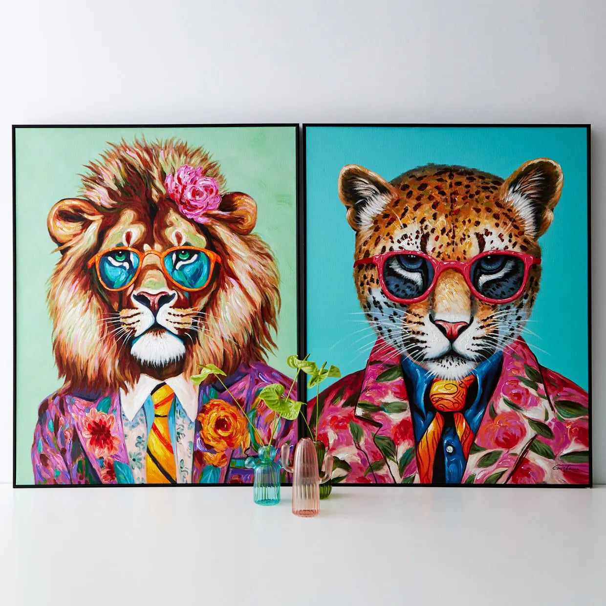 Peinture murale encadrée The Mane Attraction