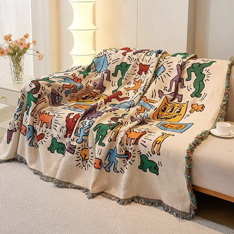 Retro Art Throw Blanket YP52