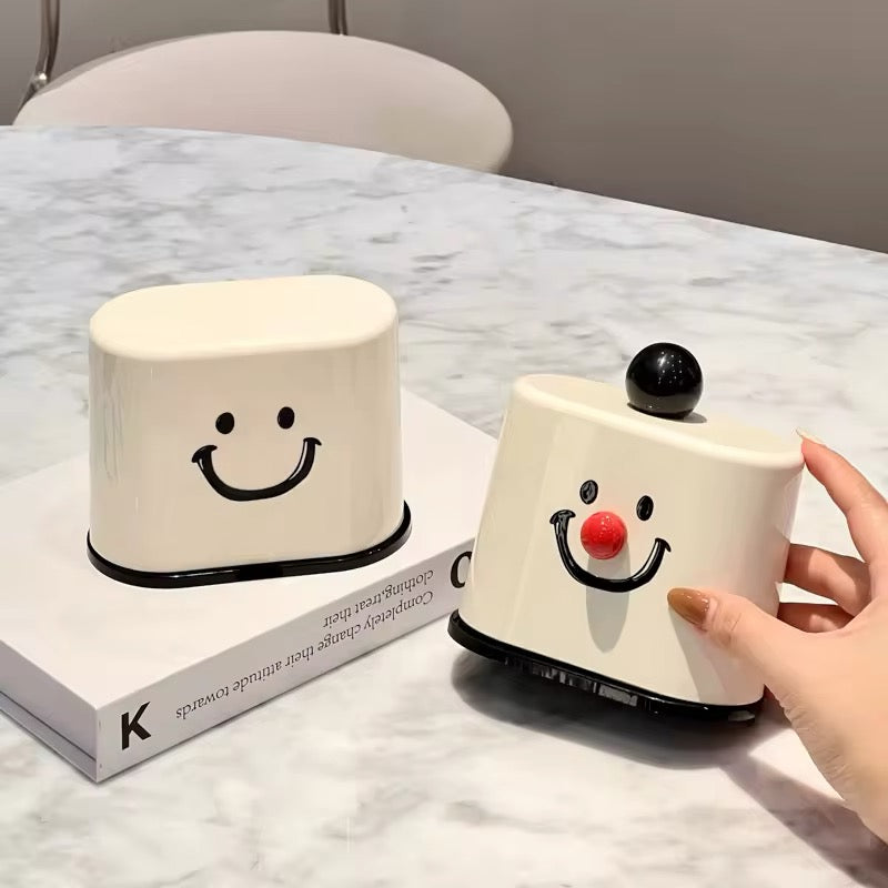 Caja de almacenamiento de maquillaje acrílica Smile