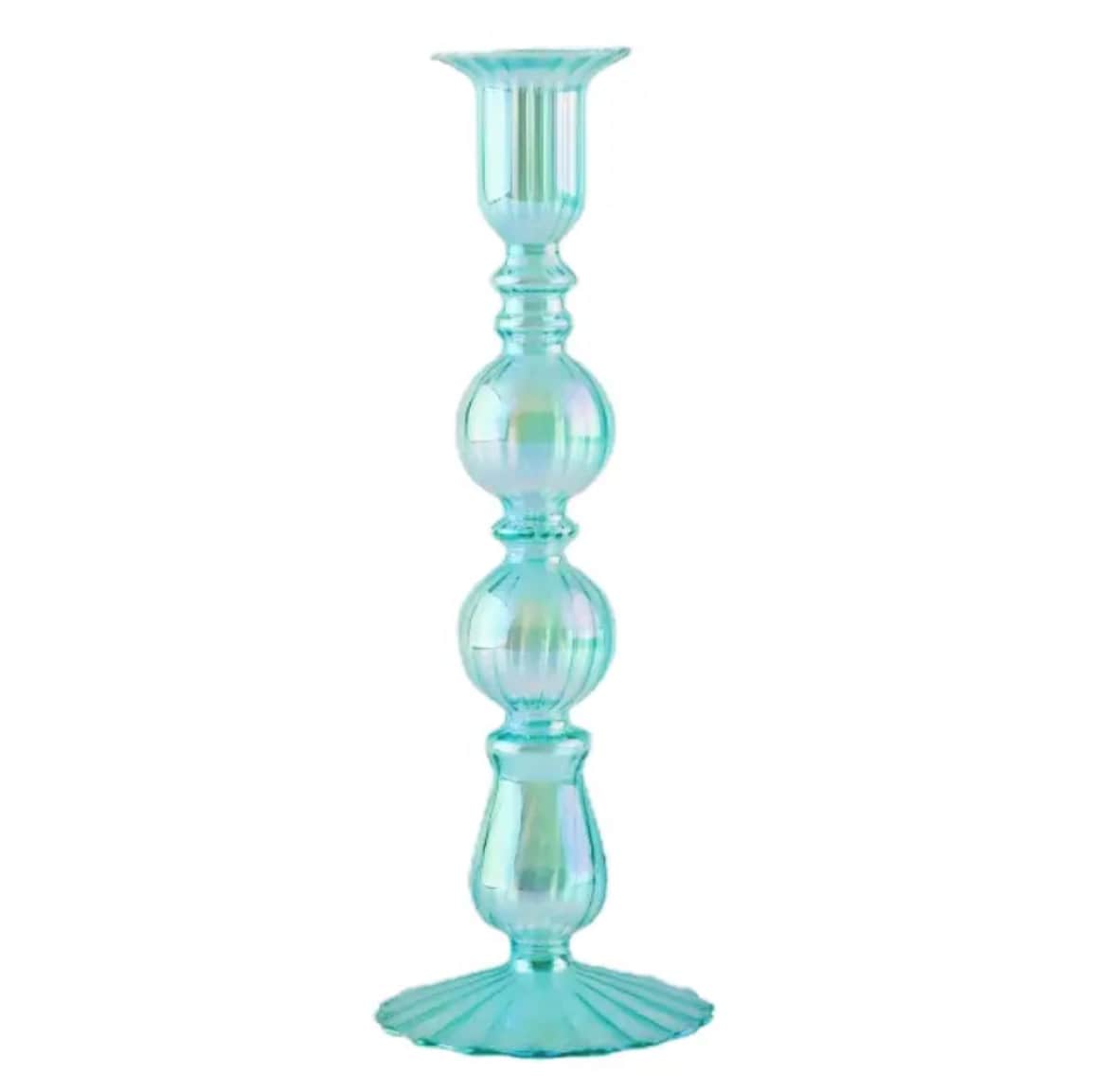 Jarrones de cristal morado
