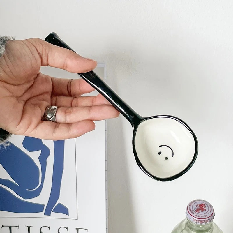Ceramic Flower Spoon YP47