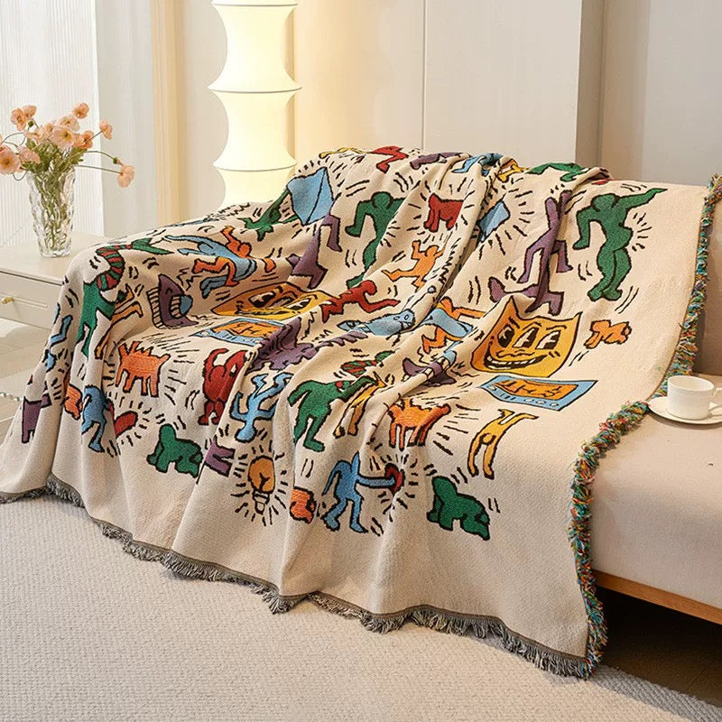 Retro Art Throw Blanket YP52