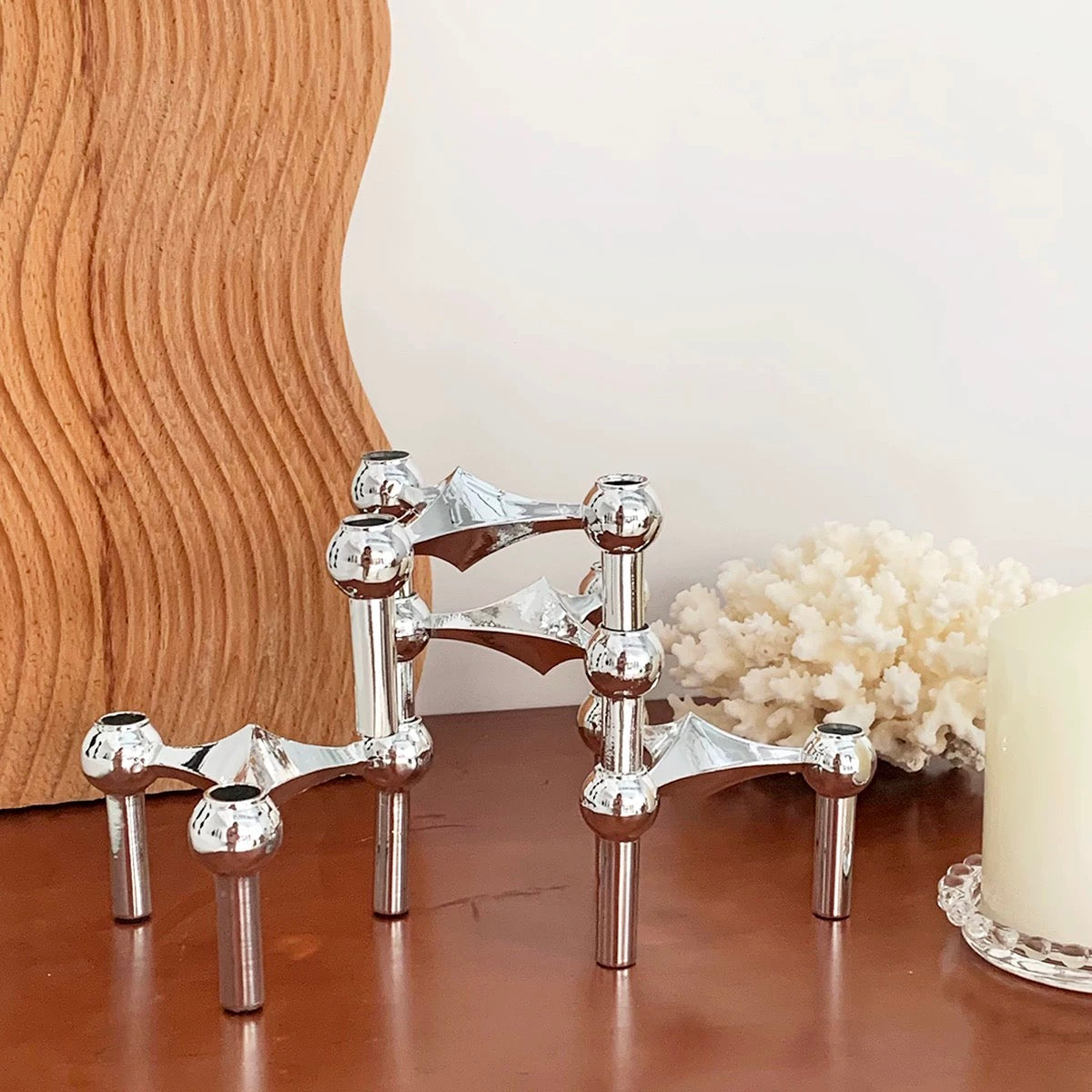 Nordic Molecular Candle Holder