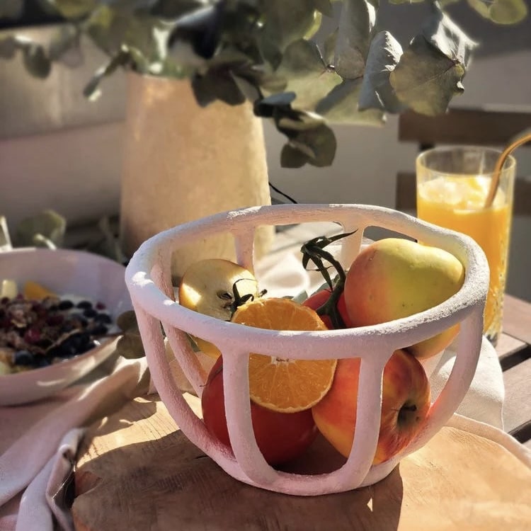 Bandeja hueca para frutas