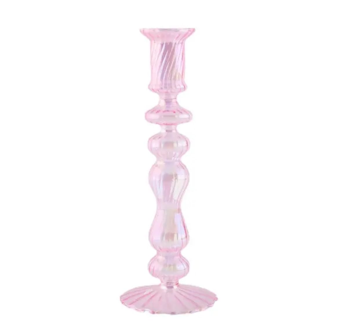 Jarrones de cristal morado