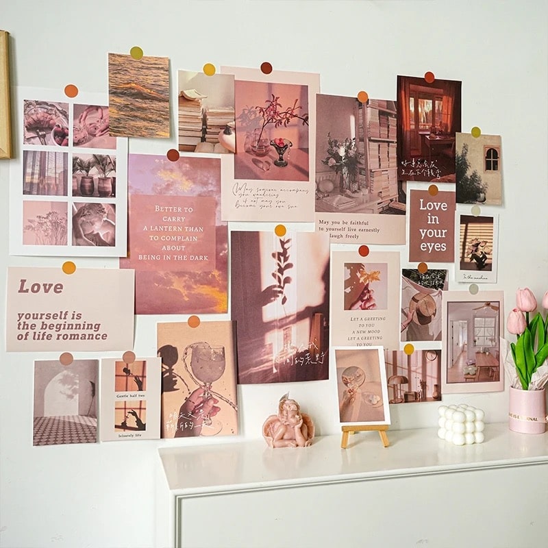 Retro Wall Postcard