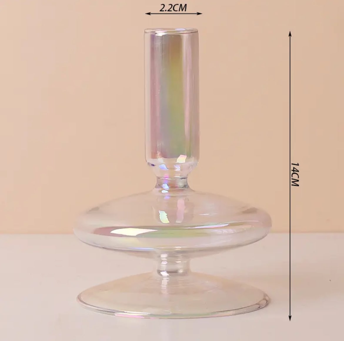 Taper Glass Candlestick Holder YP40