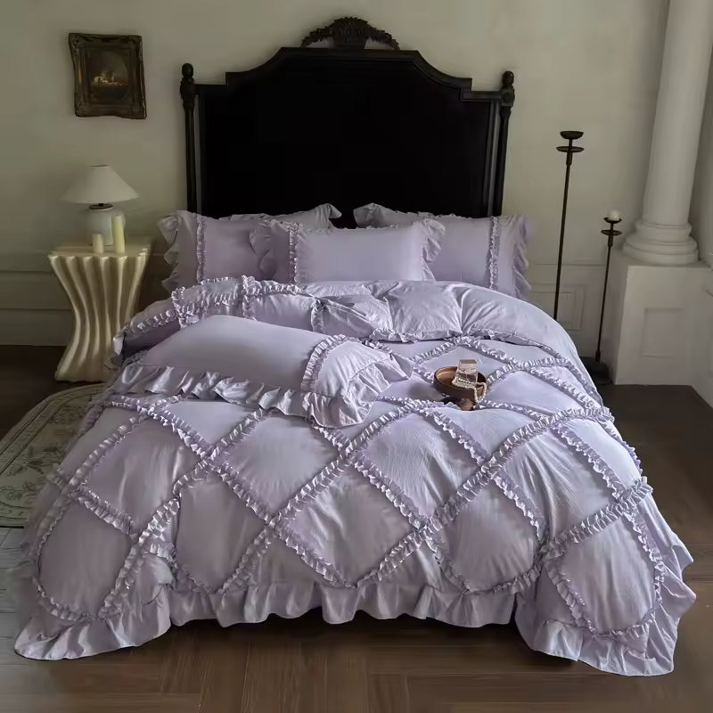 French Princess Ruffle Bedding Set