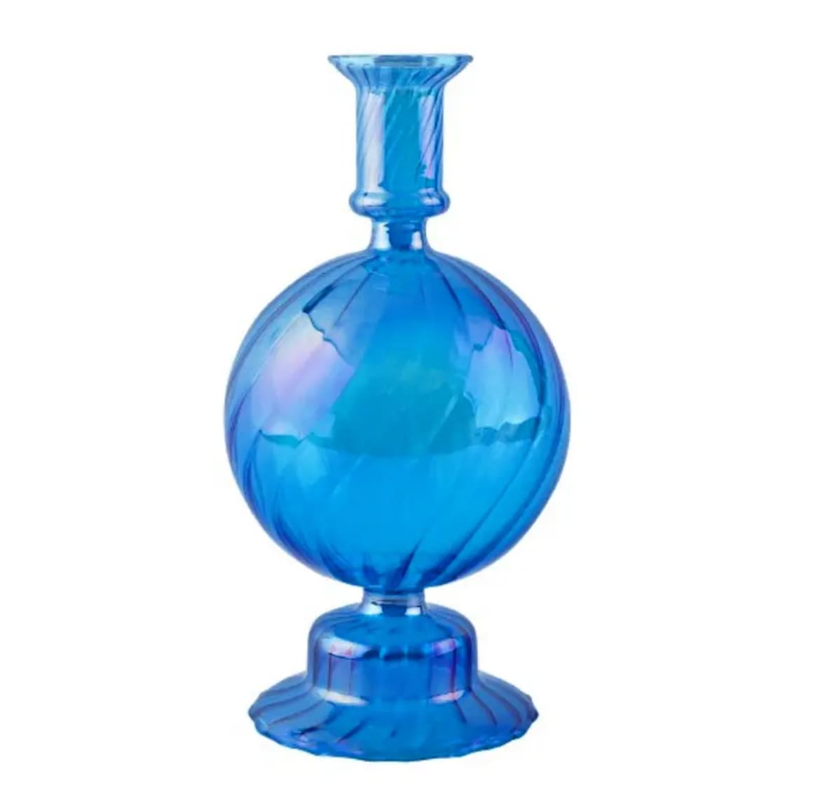Jarrones de cristal morado