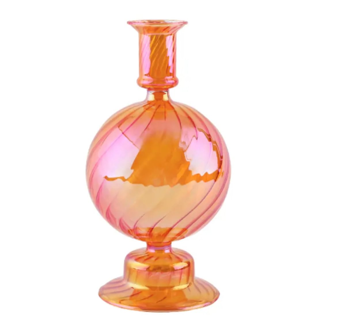 Jarrones de cristal morado