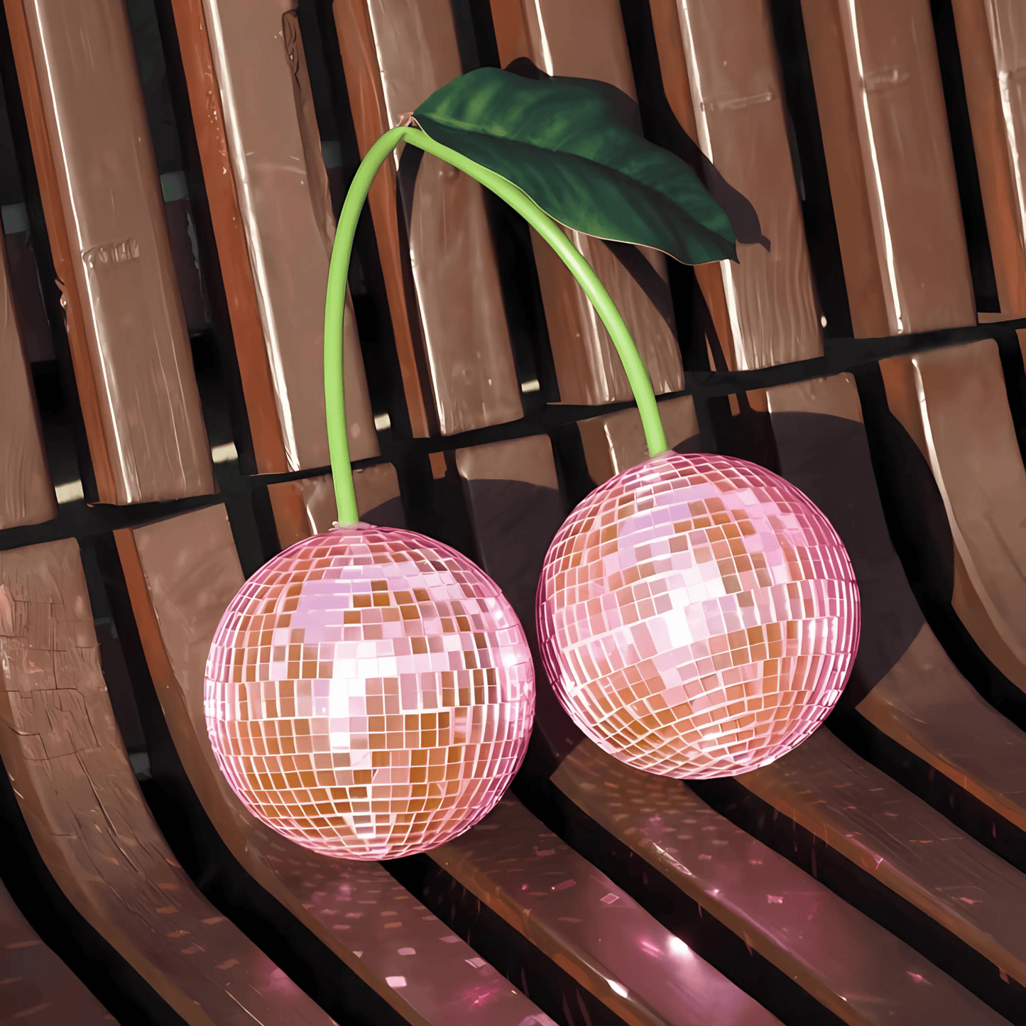 Pink Cherry Disco Ball YP09
