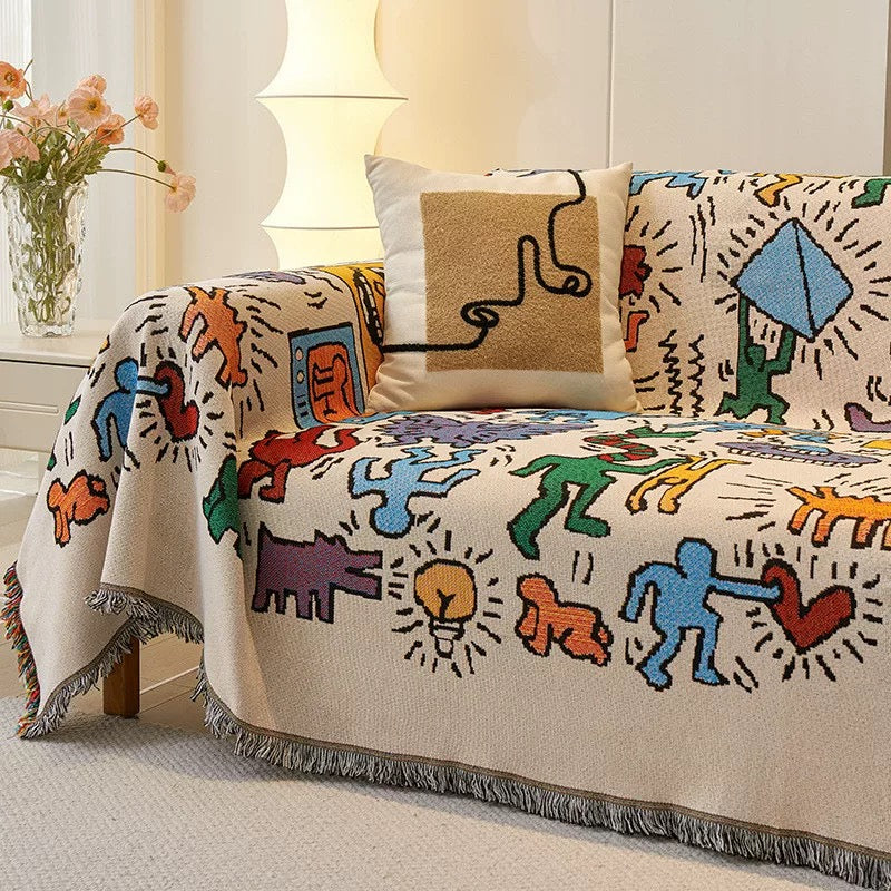 Retro Art Throw Blanket YP52