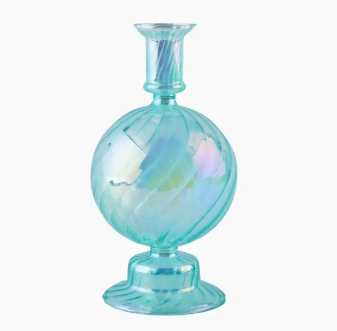 Jarrones de cristal morado